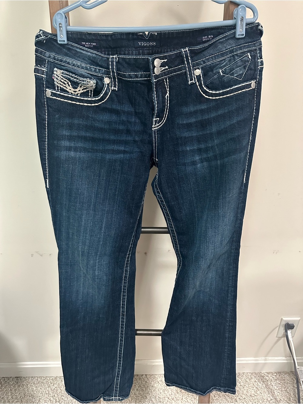Vigoss New York Bootcut Dark Wash Jeans